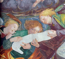 The Concert of Angels (detail)